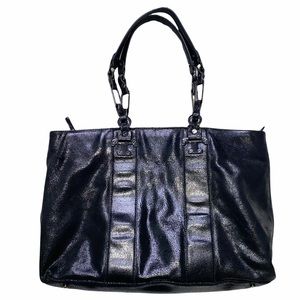 Large Tory Burch Black Shoulder Handbag